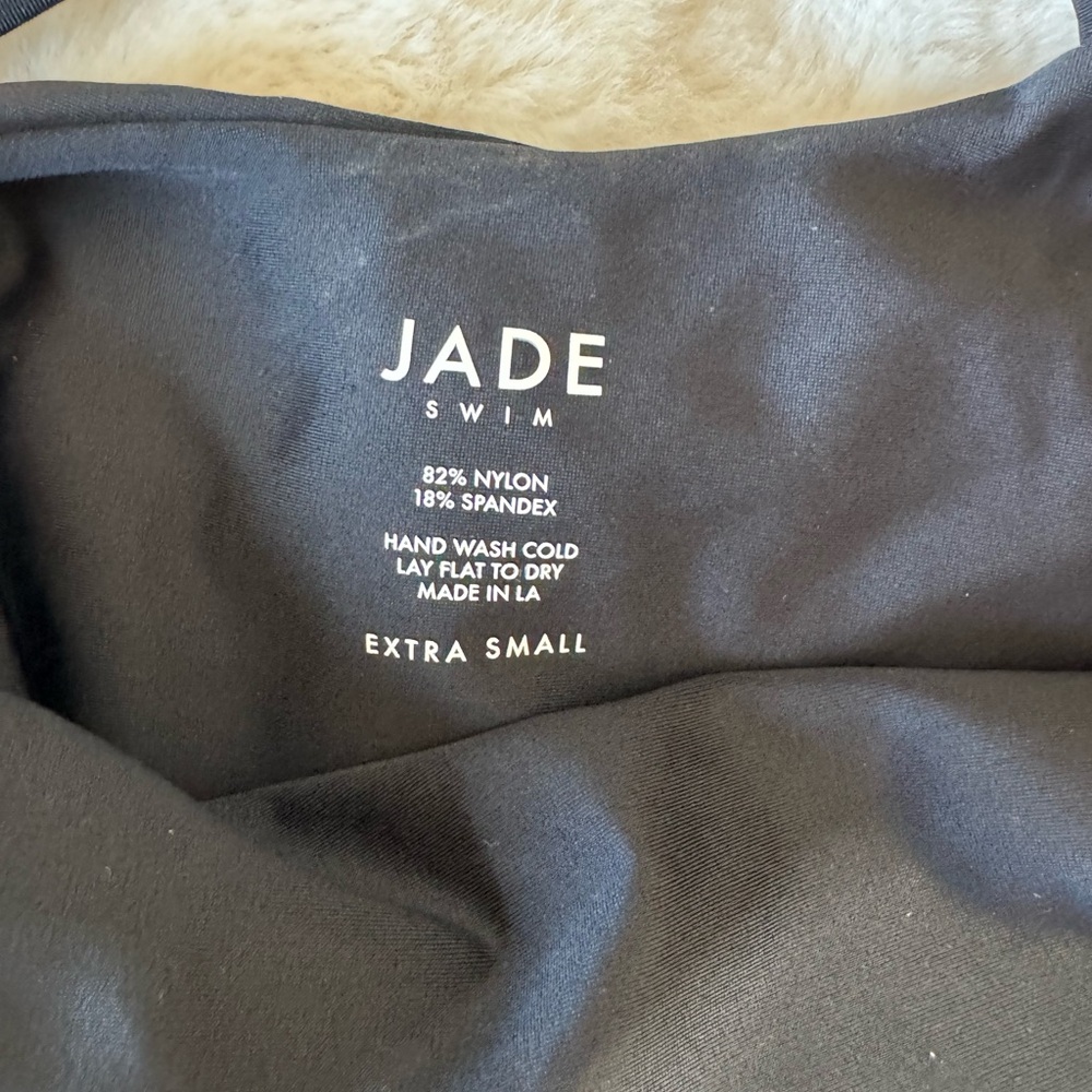 Jade Black One-Shoulder Kids One Piece - Picture 3 of 4